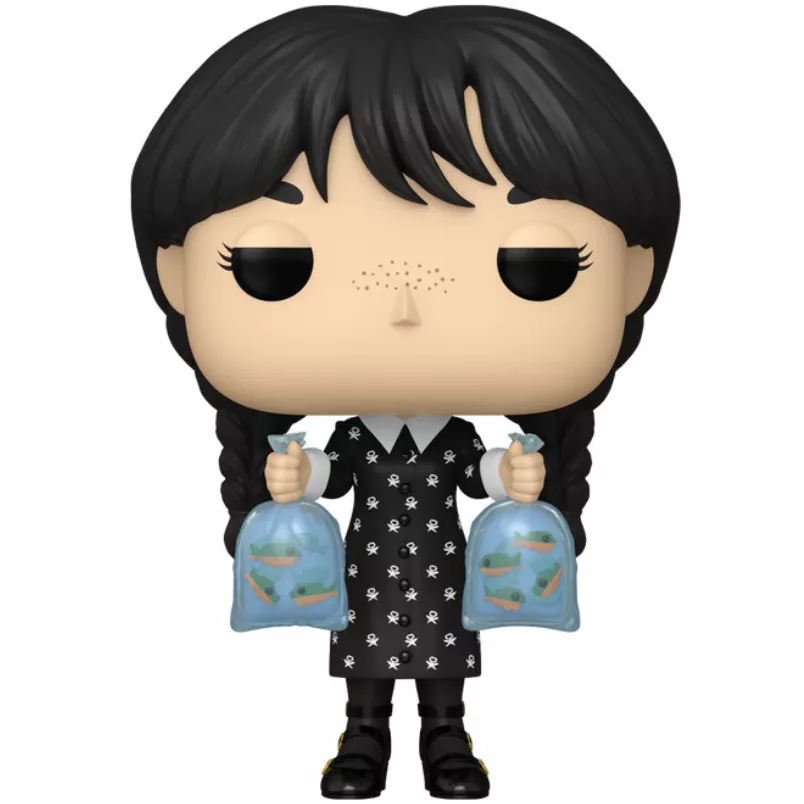 Funko Pop! Wednesday Addams #1814 with Piranhas Television